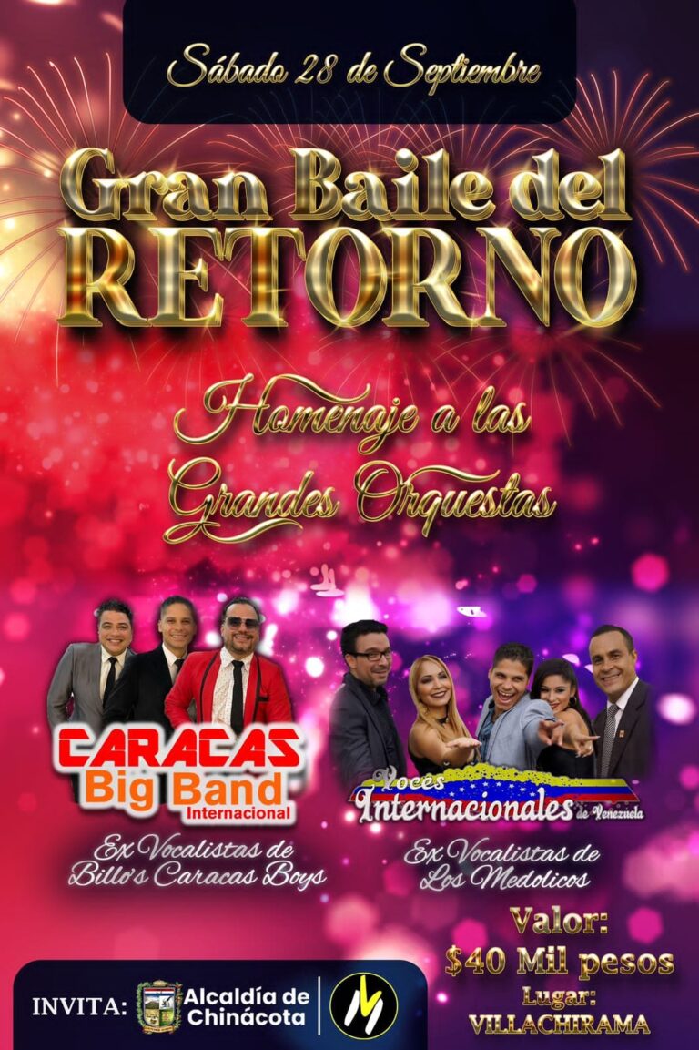 Baile del retorno ferias de chinácota 2024